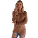 Pull femme en peluche J2540 8