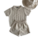 Pull fin en tricot pour enfants avec col et boutons au milieu en coton uni style coréen haut doux léger pour garçons et filles différentes couleurs 2