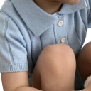 Pull fin en tricot pour enfants avec col et boutons au milieu en coton uni style coréen haut doux léger pour garçons et filles différentes couleurs 7