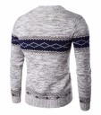 Pull homme à motif J2233 2