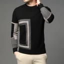 Pull homme à motifs F232 2
