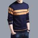 Pull homme à rayures F207 3