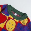Pull homme avec des smileys F274 2