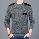 Pull homme avec poche F206 4