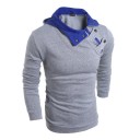 Pull homme avec zip F289 4