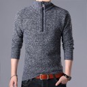 Pull homme avec zip 3
