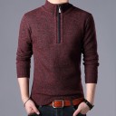 Pull homme avec zip 1