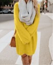 Pull long en fausse fourrure pour femmes 7