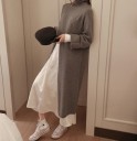 Pull long pour femme avec fente 3