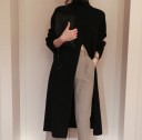 Pull long pour femme avec fente 1