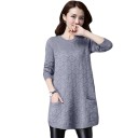 Pull long pour femme avec poches 4