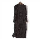 Pull long pour femmes avec poches A2184 5