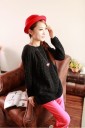 Pull moderne pour femmes - Noir 4
