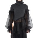 Pull-over combiné pour femmes G382 1