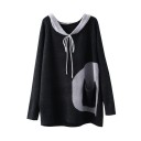 Pull oversize pour femmes avec capuche 4