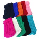 Pull pour chien 6 - 9 kg Pull tricoté pour chiens moyens Vêtement d'hiver chaud Matériau confortable et élastique Protection contre le froid automnale et hivernale Design élégant 3