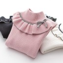 Pull pour fille avec col L595 1