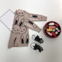 Pull pour fille avec des lapins L599 2