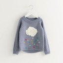 Pull pour fille avec un nuage J1897 10