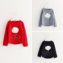 Pull pour fille avec un nuage J1897 3