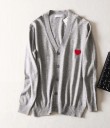 Pull pour homme à boutons cœur 1