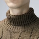 Pull pour homme à col roulé F213 1