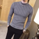 Pull pour homme à col roulé F256 4