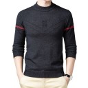 Pull pour homme à rayures A2589 1
