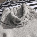 Pull pour homme avec col roulé F306 5