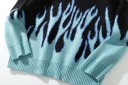 Pull pour homme avec des flammes 3