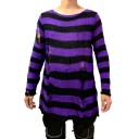 Pull pour homme avec des trous F182 5