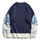 Pull pour homme avec montagnes 1