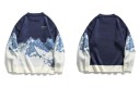 Pull pour homme avec montagnes 4