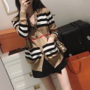Pull rayé pour femme avec poches 2