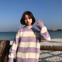 Pull rayé pour femmes A2955 2