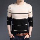 Pull rayé pour homme F173 5
