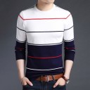 Pull rayé pour homme F173 2
