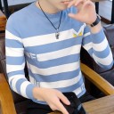 Pull rayé pour homme F185 2