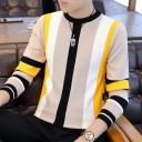 Pull rayé pour homme F185 5