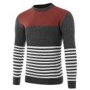 Pull rayé pour homme J1560 2