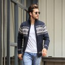 Pull zippé pour homme F198 3
