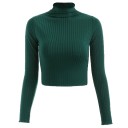 Pullover curto feminino 6