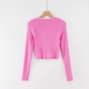 Pullover curto feminino 2