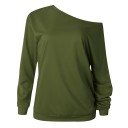 Pullover da donna con spalle scese 10