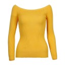Pullover da donna con spalle scoperte 10
