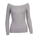 Pullover da donna con spalle scoperte 15