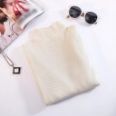 Pullover de Gola Alta Feminino G202 6