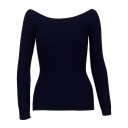 Pullover feminino com ombros à mostra 9