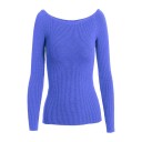 Pullover feminino com ombros à mostra 7