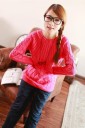 Pullover feminino moderno - Rosa 4